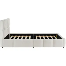 Tectake Shirley 120 x 200 cm Teddy creme