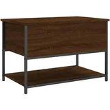 vidaXL Sitzbank mit Stauraum Braun Eiche 70 x 42,5 x 47 cm