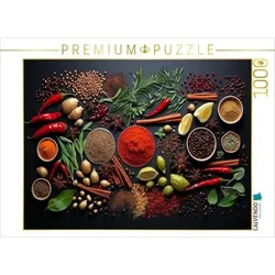 CALVENDO Puzzle Gewürze für die Küche | 1000 Teile Lege-Größe 64x48cm Foto-Puzzle für glückliche Stunden