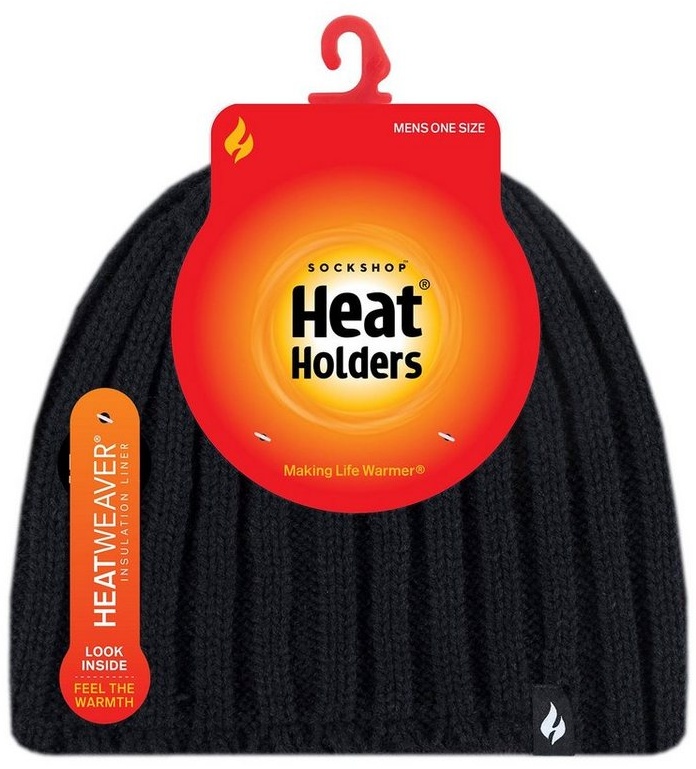 Preisvergleich Produktbild Heat Holders Strickmütze Herren (1-St) schwarz