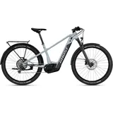 Ghost E-Bike Mountainbike E-Teru B Pro EQ, 12 Gang Shimano XT RD-M8100 Schaltwerk, Kettenschaltung, Mittelmotor, 750 Wh, Pedelec, Elektrofahrrad für Damen u. Herren, MTB grau 43 cm