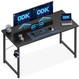 luxuskollektion ODK Schreibtisch Schwarz 120x50x74cm PC Arbeitszimmer Büro Tisch