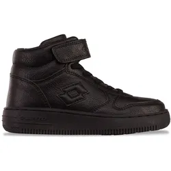 Sneaker LOTTO, Kinder, Gr. 28, schwarz, Synthetik, sportlich, Schuhe, - in kinderfußgerechter Passform
