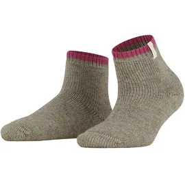 Falke Damen Socken Cosy Plush W Sso Alpakawolle gemustert 1 Paar, Braun Nut Melange 35-38