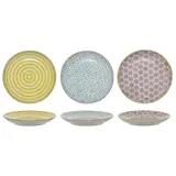 Bloomingville Patrizia Dessertteller Ø 16 cm 3er Set mehrfarbig