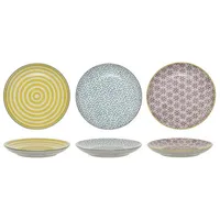 Bloomingville Patrizia Dessertteller Ø 16 cm 3er Set mehrfarbig