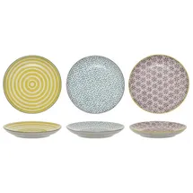 Bloomingville Patrizia Dessertteller Ø 16 cm 3er Set mehrfarbig