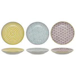 Bloomingville Patrizia Dessertteller Ø 16 cm 3er Set mehrfarbig