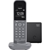 Gigaset Das Designtelefon mit Anrufbeantworter - Einfach Schnurloses Mobilteil (Anrufbeantworter, Babyphone, Freisprechen, für Hörgeräte kompatibel) grau