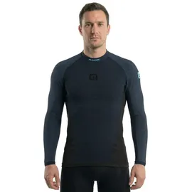 ALÉ Klima Langarm-baselayer Blau/Schwarz L/XL
