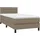 vidaXL Boxspringbett 100 x 200 cm Taupe