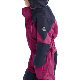 KILLTEC Schneeanzug Kinder Kesley Mini - Skioverall mit Kapuze - 10.000 mm Wassersäule - Skianzug für Jungen und Mädchen, pflaume, 122/128