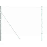 vidaXL Zaunpfosten 100 x 900 cm Grün/Stahl