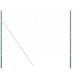vidaXL Zaunpfosten 100 x 900 cm Grün/Stahl