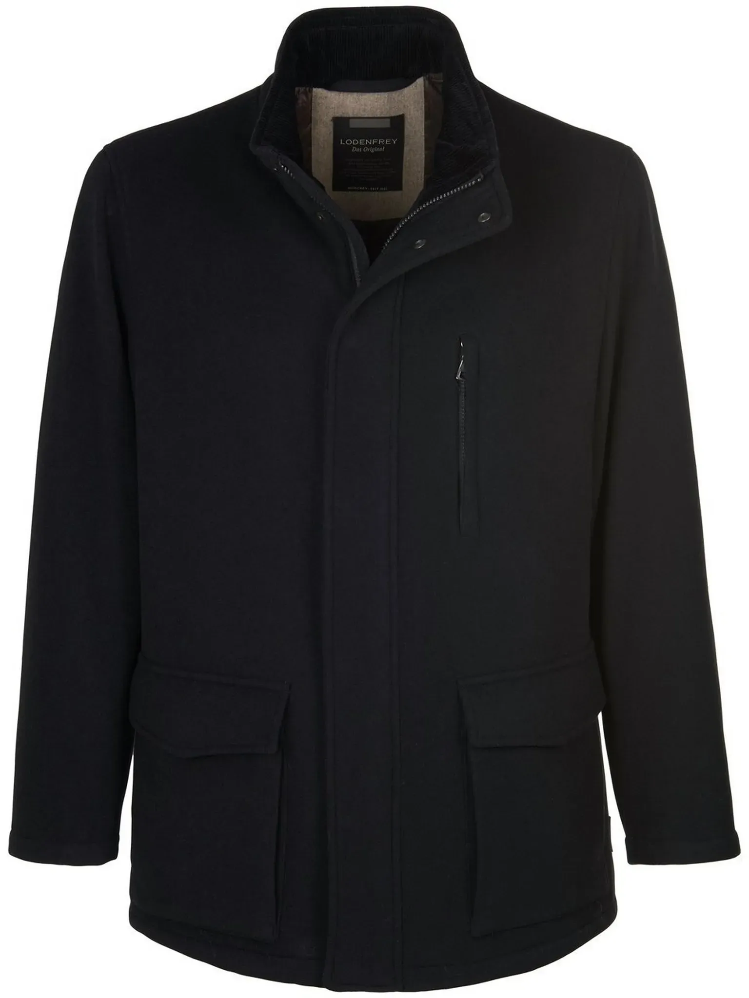 La veste coupe droite  Lodenfrey noir