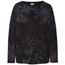 LASCANA Sweatshirt Damen schwarz-gemustert Gr.40/42