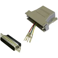 BKL Electronic 10121127 Adapter D-SUB-Stecker 25pol. - RJ12-Buchse Single