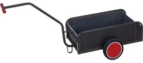 Cordes Handwagen mit Bordwand RAL 7016