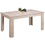 Homestyle4u Esstisch Graubraun, Holz, Rechteckig,Rechteckig, 160x76x90 cm Esszimmer, Tische, Esstische