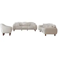 SESA Home & Living Polstergarnitur WOLGA, (Set), Couchgarnitur inkl. Bettfunktion beige