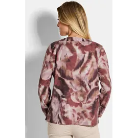 GOLDNER Langarm Print-Shirt U-Boot-Ausschnitt in bunt / gemustert), | Gr.: 48