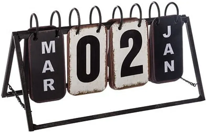 Vintage Metallkalender L27