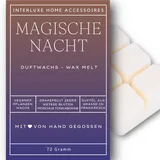 Interluxe Duftmelt Wachsmelt Duftwachs Magische Nacht angenehm duftend Waxmelt 100% pflanzlich Duftwachswürfel Wachs mit Duftöl Melts