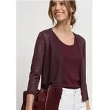 Street One 3/4-Arm Jacke in offener Passform - Rot