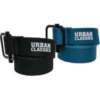 URBAN CLASSICS Industrial Canvas Belt Kids 2-Pack, One Size