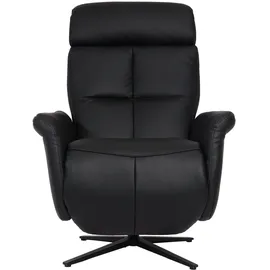 Mendler Relaxsessel HWC-L10, Design Fernsehsessel TV-Sessel Liegesessel, Liegefunktion drehbar, Voll-Leder ~