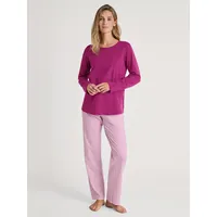 CALIDA Marine Dreams Pyjama, lang Damen, weich, pflegeleicht, elastischer