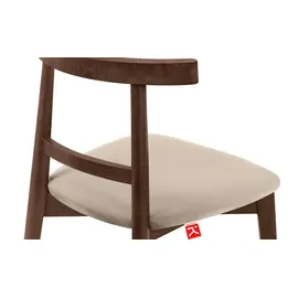 Konsimo Holzstuhl LILIO creme 2er Set