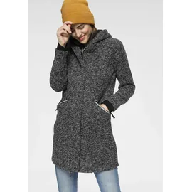 POLARINO Strickmantel in anthrazit | Gr.: 46