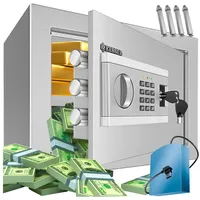 Kesser KESSER® Elektr. Tresor Inkl. Batteriebox Elektronischer Safe 3x