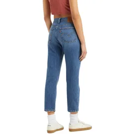 Levi's 501 Crop Jeans in mittelblau mit 7⁄8 Länge-W26 / L30