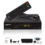 Premium X PremiumX HD 521 B FTA Digital SAT TV-Receiver DVB-S2 HDMI SCART USB 12V externe Netzteil