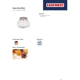 Leifheit Gelee-Glas 250 ml