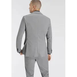 Bruno Banani Anzug "Jersey", Damen, Gr. 50, N-Gr, grau (grau melange), Jersey, Obermaterial: 60% Polyester, 35% Viskose, 5% Elasthan. Futter: 100% Polyester, normal, Anzüge, elastische Qualität, Topseller