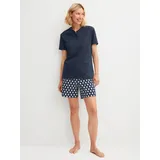 CALIDA Daylight Dreams Pyjama-Shorts Peacoat Blue 48/50