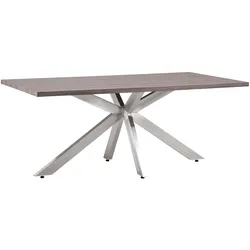 Esstisch Ilias Walnussfarben MDF ca. 180x90 cm
