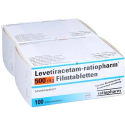 LEVETIRACETAM-ratiopharm 500 mg Filmtabletten 200 St