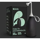 Bidetlity Po-Dusche | Podusche & Intimdusche Bold Black / Unverpackt | ersetzt Feuchttücher | Wochenbett & Reise-Bidet