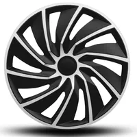 Turbo Silver Black PRO – Sportliche Radzierblenden in Silber-Schwarz für 14 15 16 Zoll (16)