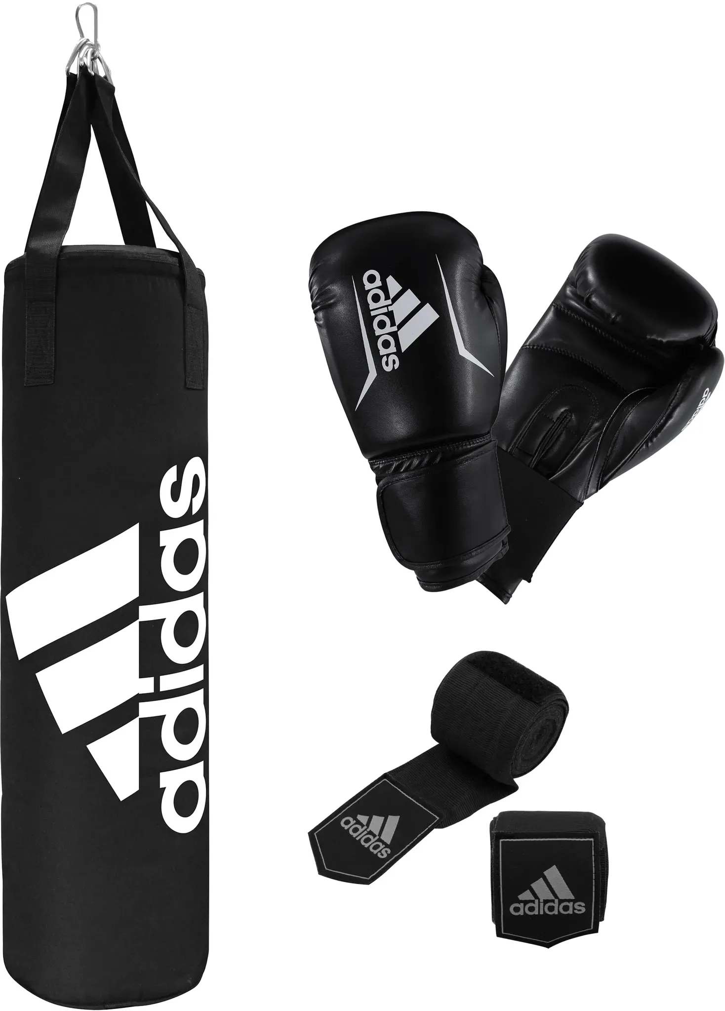 Boxsack ADIDAS PERFORMANCE "adidas Performance" Boxsäcke Gr. B/H: 30cm x 90cm, schwarz