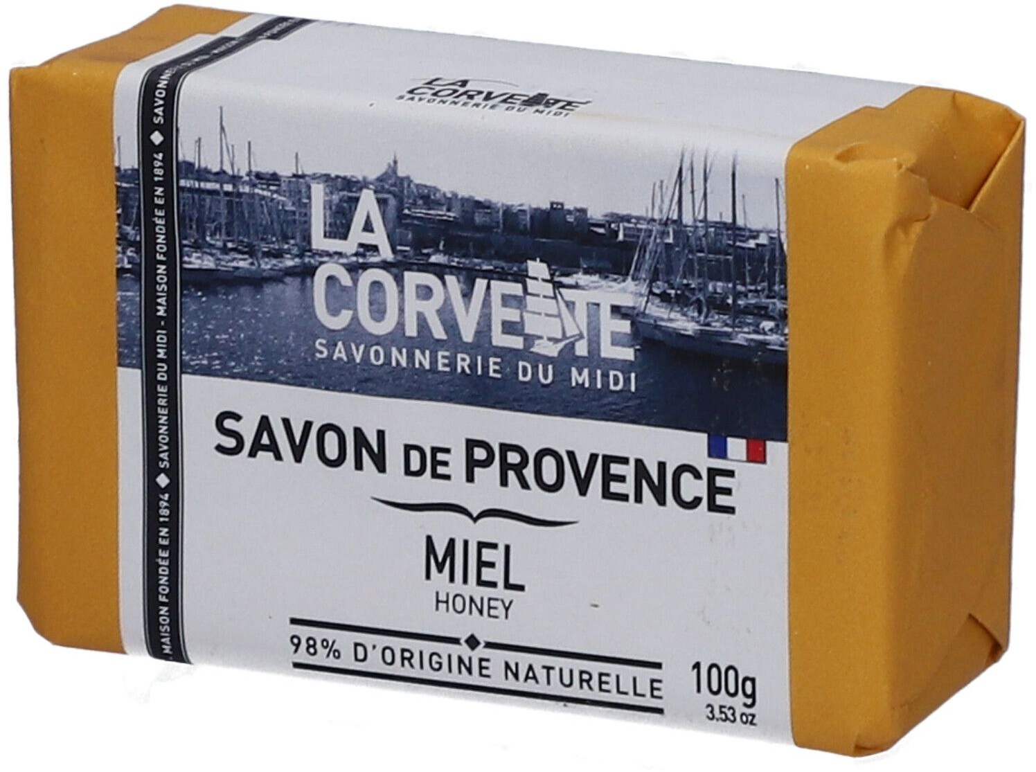 LA CORVETTE Savon de Provence Miel 100 g savon