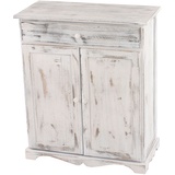 MCW Kommode Schrank, 78x66x33cm, Shabby-Look, Vintage ~ braun