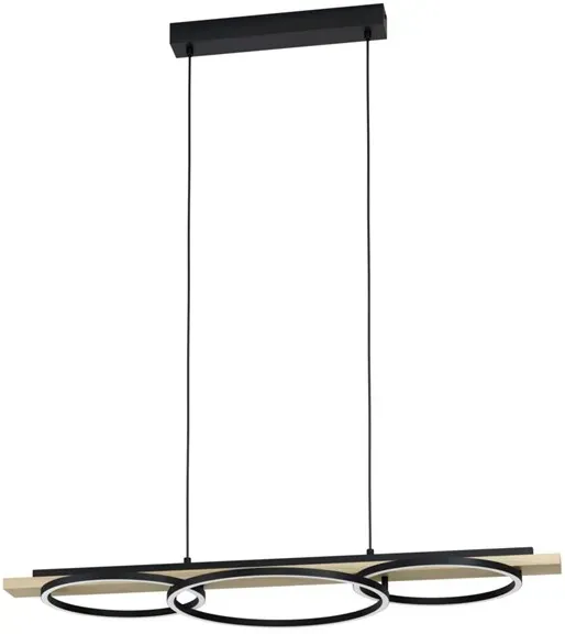 BOYAL LANGER TISCH SCHWARZ/NATUR FSC
