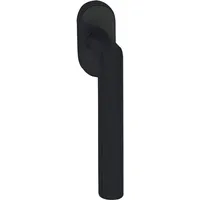 Marchesi Fenstergriff GEHRUNG Rastung, 7 x 42 mm, Edelstahl schwarz matt