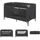 KIKKABOO Reisebett, Laufstall So Gifted 2 Ebenen Matratze, Tragetasche, Öffnung black