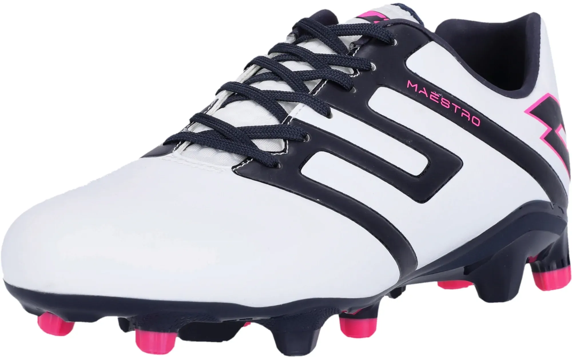 Fußballschuh LOTTO "Maestro", Herren, Gr. 42,5, weiß, Synthetik, Schuhe, mit praktischer Flexibilität und Stütze